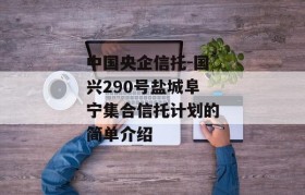 中国央企信托-国兴290号盐城阜宁集合信托计划的简单介绍