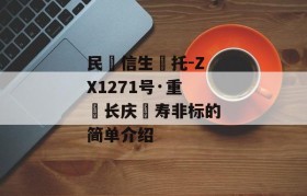 民‮信生‬托-ZX1271号·重‮长庆‬寿非标的简单介绍