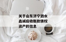 关于山东济宁泗水鑫诚应收账款债权资产的信息