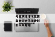 央企信托-210号重庆沙坪坝政信集合资金信托计划的简单介绍
