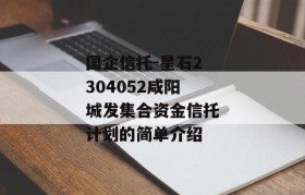 国企信托-星石2304052咸阳城发集合资金信托计划的简单介绍